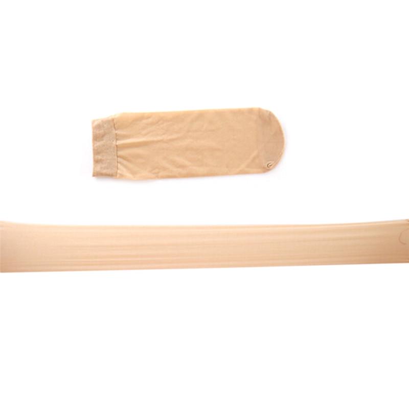 5Pairs Women Nylon Elastic Short Ankle Sheer Stocking Silk Short Socks Purecolor