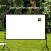 Lan Cai He 60 Zoll 16:9 Tragbare Outdoor-Stativ-Projektorleinwand