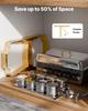 Chafing Dish Buffet Set Stainless Steel Chafer with 2 Full Size and 4 Half Size Pans Catering Warmer Server