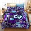 Anime JoJo Bizarre Adventure Jotaro Kujo Set Biancheria da Letto Ragazzi Ragazze Twin Queen Size Copripiumino Federa Letto Bambini Adulti