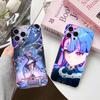 Wuthering Waves Roccia Phone Case for iPhone 17 16 15 14 13 12 11 X XR XS Air Pro Max Plus Mini Clear Colorful Cover Pretty