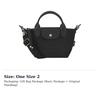 LONGCHAMP Le Pliage Energy Canvas Handbag Mini Women's Black L1500HSR001