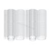100 Pieces Empty Wax Melt Molds Clear Plastic Clamshell Mould for Candle Making 6XDE