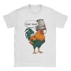 Funny Rooster Don't Shoot Meme Graphic T-Shirt Cartoon Chicken Humor Unisex Black Casual Women And Men T-shirts