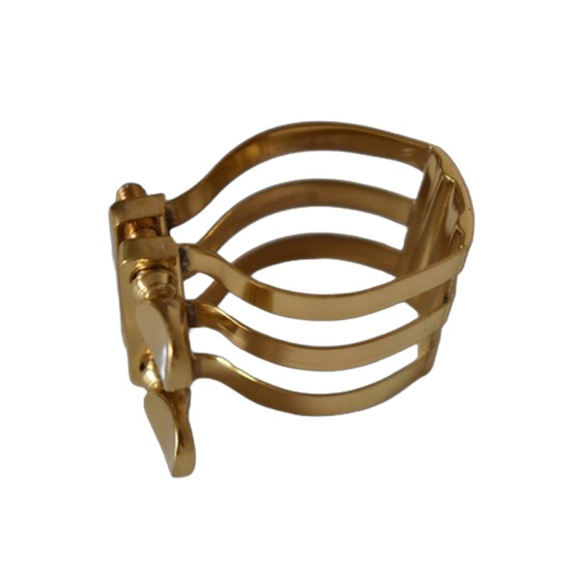 

Alto Sax Clarinet Mouthpiece Ligature Saxophone Parts Clip Metal Ligature Double Screw Fastener Clip Mouthpiece Ligature 1