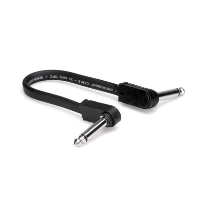 Hosa Flat Patch Cable Thin Right Angle Plug Lightweight Flat Cable 45cm LL CFP-118