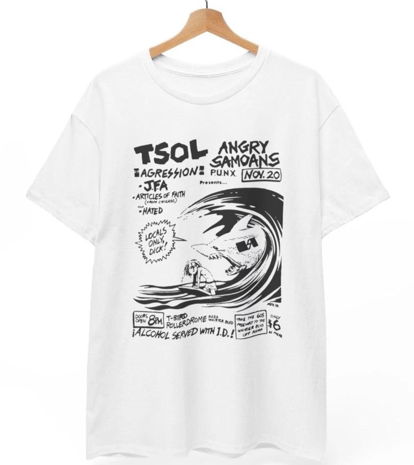 

TSOL T-Shirt Vintage 80s Punk Rock Flyer Hardcore Deathrock Unisex Tee 3XL