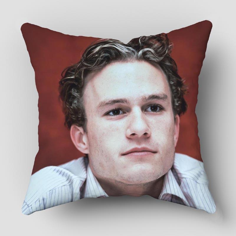 Heath Ledger Kissenbezug Kissenbezug nach Wunsch Modernes Heim Dekokissenbezug für Wohnzimmer 45X45cm