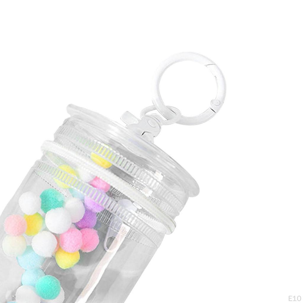 Doll Carrying Bag Outing Hanging Backpack Decor Clear PVC Keychain Charms Cute Figure