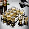 ZISIZ Gehärtetes Glas Bierbecher Set