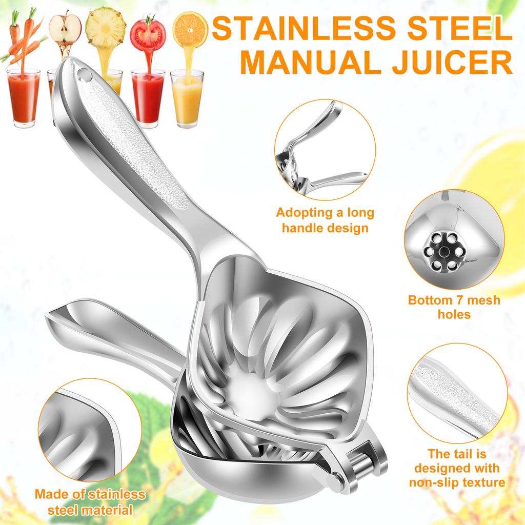Manual Juicer Processor Lemon Squeezer Orange Fruit Household Lemon Clip Fruit Pressing Kitchen Bar Restaurant Accessories