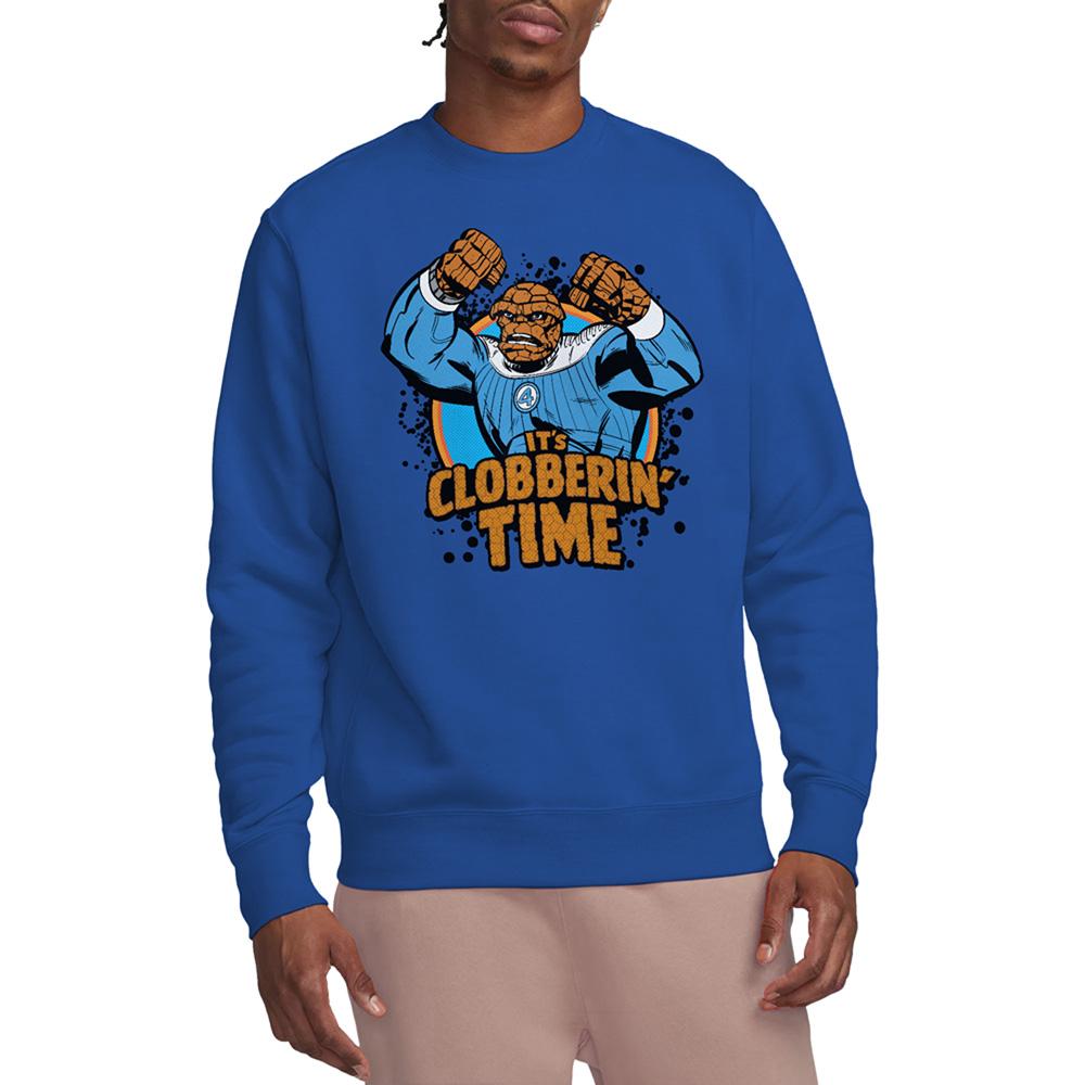 Fantastic Four Unisex Adult ClobberinÂ´ Time Thing Sweatshirt