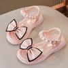 Girls' sandals summer Korean version soft soled princess shoes, big children, little girls, baby students' beach shoes