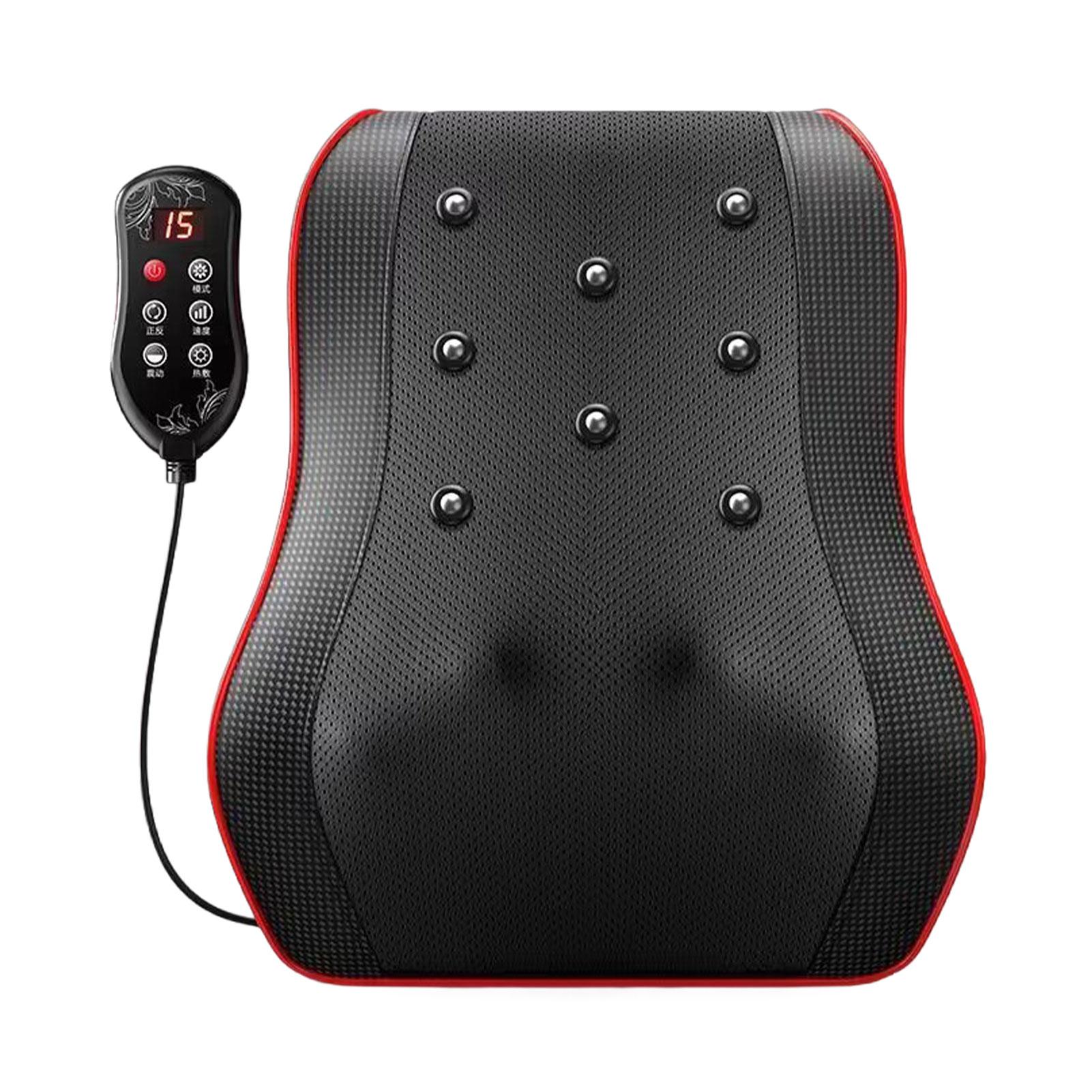 

Heating lumbar spine massager back hot compress relieves pain in the neck, including 8 massage heads 1 no1us plug