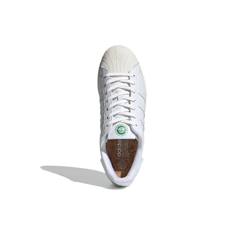 adidas Superstar 'Cloud White' (Unisex) Cloud White / / Green Skate Shoes FW2292