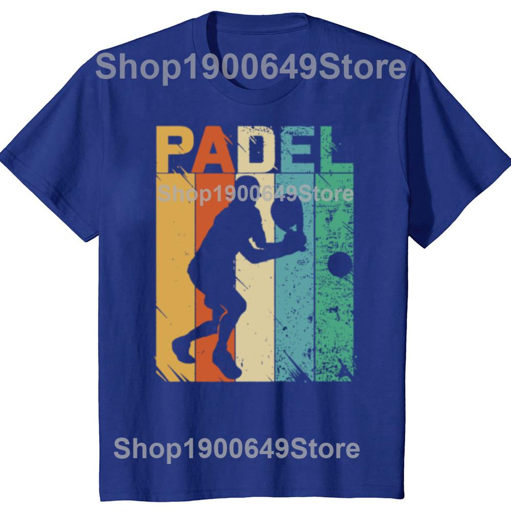 Funny Padel Player Sport Gift T Shirts Graphic Cotton Streetwear Short Sleeve Birthday Summer Tennis Training Tshirt Men