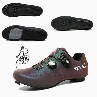 New Lock Riding Shoes Lock Shoes Men's And Women's Road Bike Booster Shoes Mountain Bike Dazzling