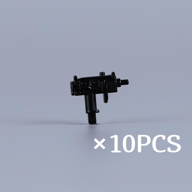 WW II Army Figures Accessory Parts Brick Playset WW2 Soldiers Army Warrior SWAT Police SWAT Machine Gun Scale Ratio Model Block Bricks Toys Playsetss
