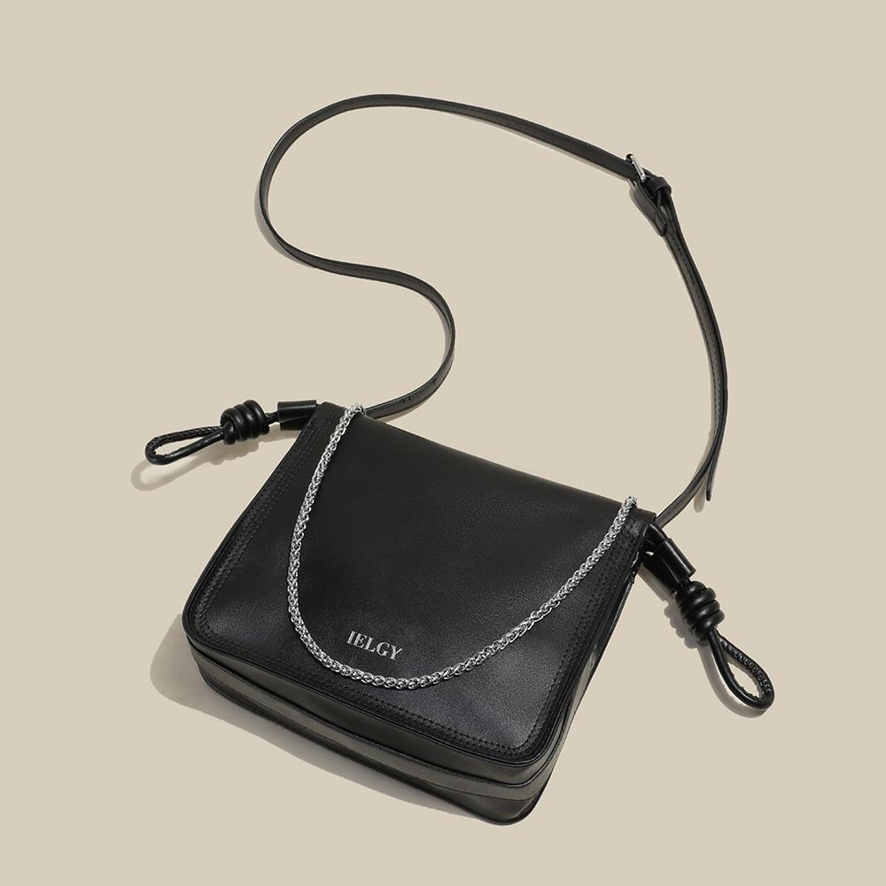 IELGY Exquisite Pleated Crossbody Bag with Adjustable Drawstring