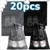 10/20pcs Travel Shoes Storage Organizer Portable Drawstring Closure Waterproof Bags Perfect Space-Saving Packing Outings Essenti