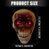 Animated Halloween Decorations Animated Skull Hanging Decorations Scary Haunted Houses Decors for Lawn Yard Decorations