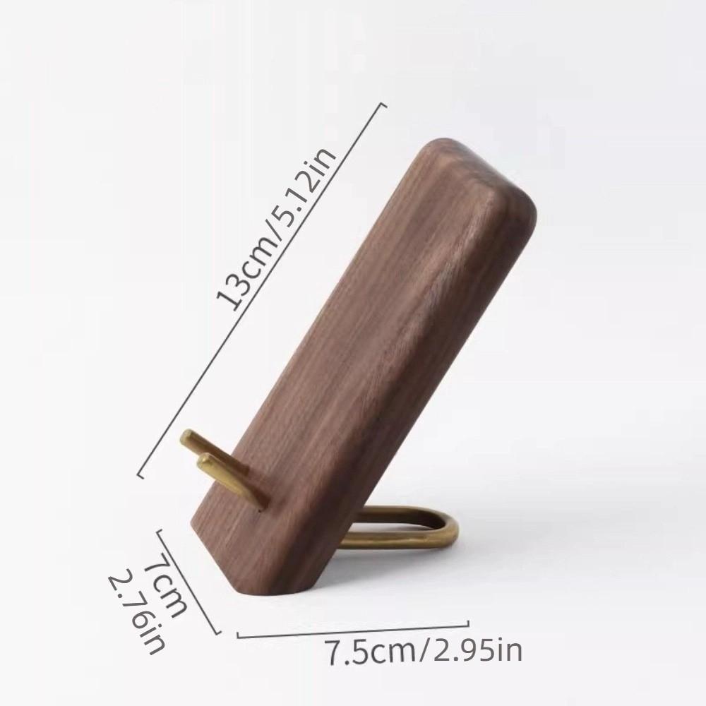 Vintage Desktop Phone Holder Wooden Small Tablet Holder Lazy Phone Stand  for Mobile phone Storage