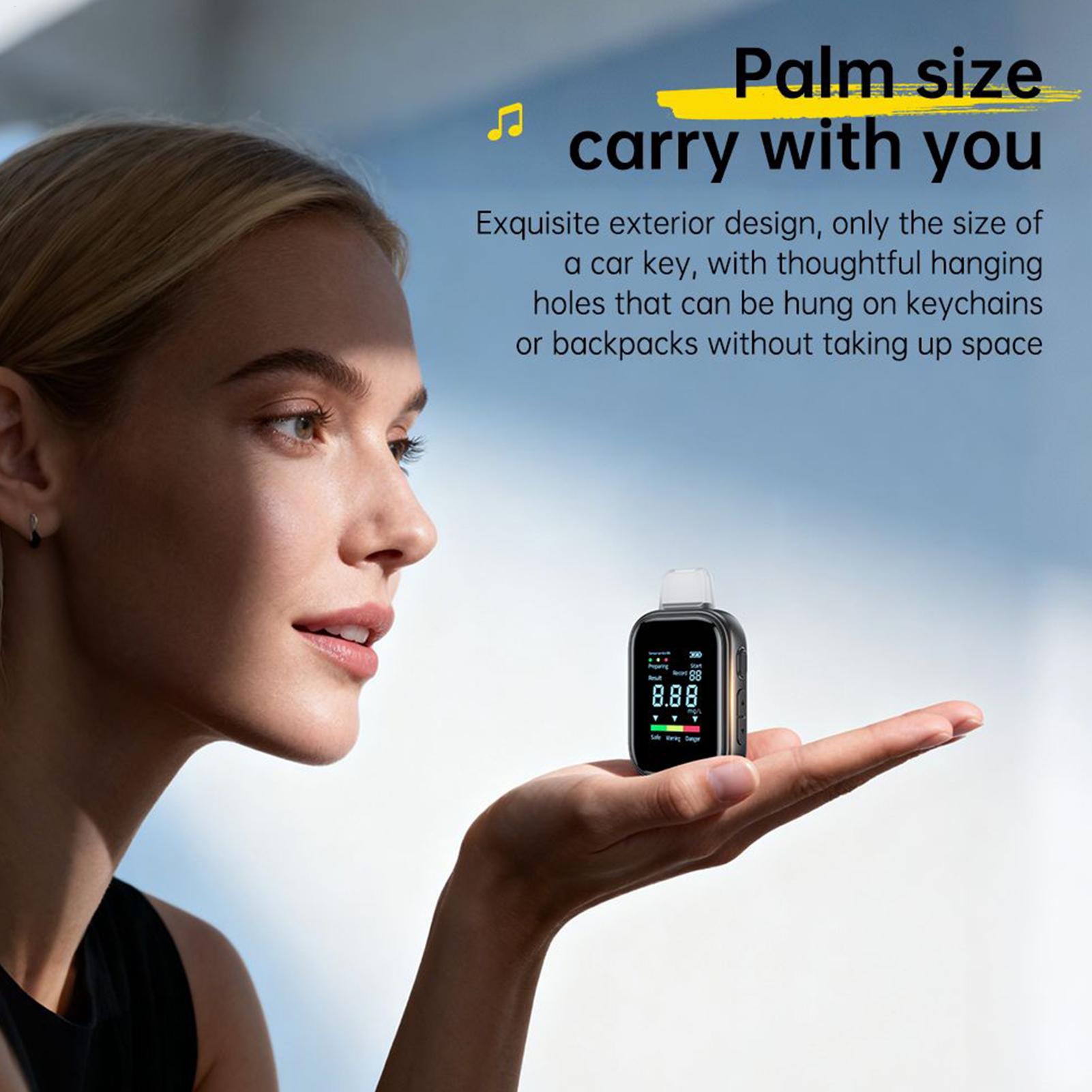

Alcohol Tester Breathalyzer Digital Breathalyzer Device Alcohol Testing Machine For Home Driving Car Outdoor Personal Travel CHINA
