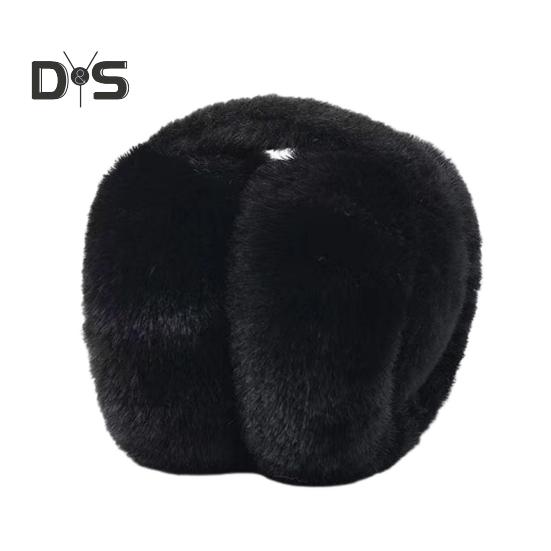 

Женские зимние наушники, толстые плюшевые наушники для защиты ушей, ветрозащитные, складные, противоскользящие, для езды на работу, катания на лыжах, наушники с повязкой на голову чёрный