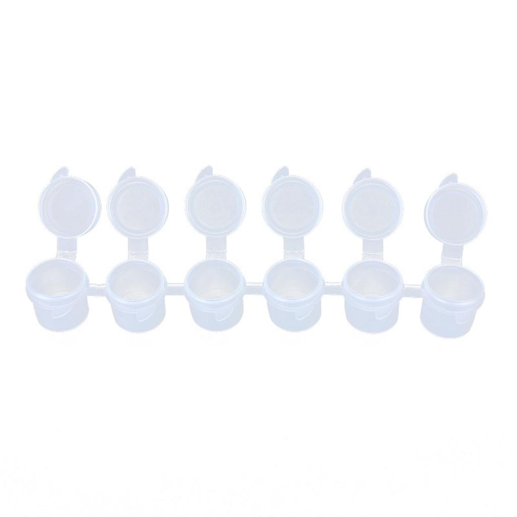 Convenient Storage Container 6Strips 3ML Empty Paint Strips Art Supplies