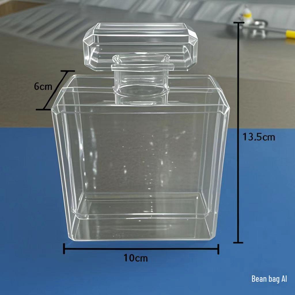 Clear Acrylic Christmas Ornament: Creative Hanging Ball for Holiday Decor or Preserved Flowers