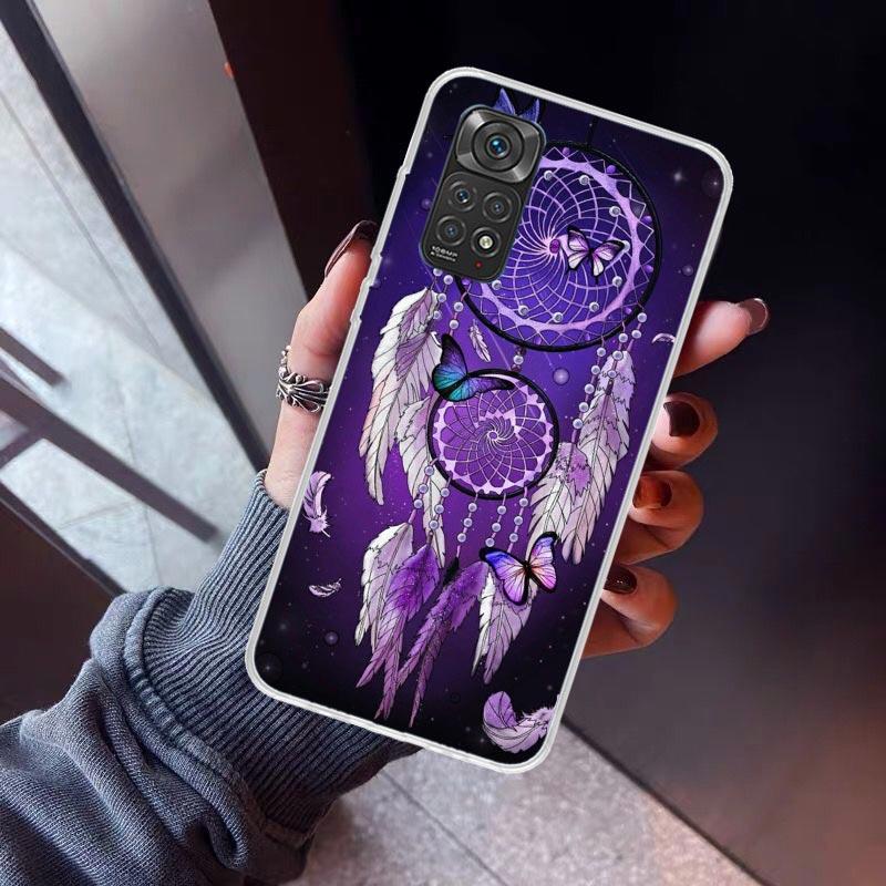 Retro Feather Dreamcatcher Phone Case For Xiaomi Redmi Note 10 11 12 13 14 15 Pro Plus 11S 12S 14S 11T 11E 10S Soft TPU Back Cov