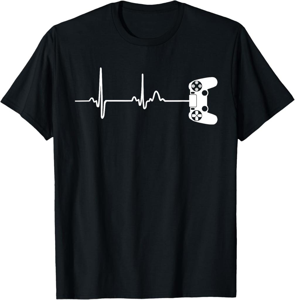 Gamer Heartbeat For Video Game Players T-Shirt