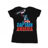 Marvel Womens/Ladies Captain America Pixelated Cotton T-Shirt