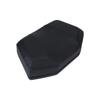 Rear Seat Backrest Cushion High Density for ATV, Black Passenger Support Pad with Padded Foam Feel, Contoured Shape, and Off-Road Riding Comfort