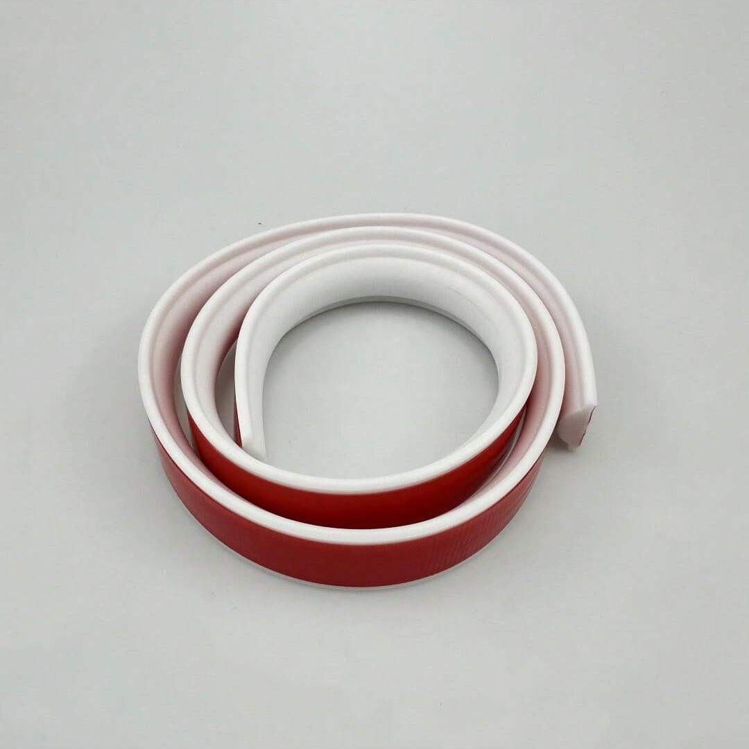 

1PC 39.37inch/118.11inch Wall Decoration Molding Trim - PVC Self-Adhesive 3D Chair Rail Panel Molding - Flexible DIY Wall Trim 2.3cmx1m