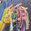 Miu DIY Cute Fruit Hand Rope, Keychain, Schoolbag Pendant, Female Couple, Car Key Chain, Bag, Small Pendant.