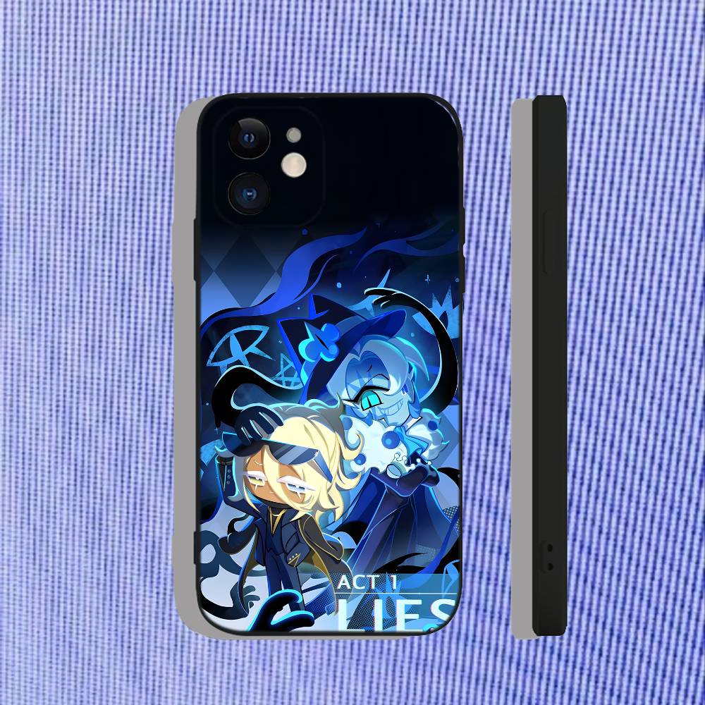 

S-Shadow Milk Cookie For iPhone 17,16,15,14,13,12,11,Air,X,XR,Pro,Max,Plus Black Soft Silicone Cover Phone Case iPhone17