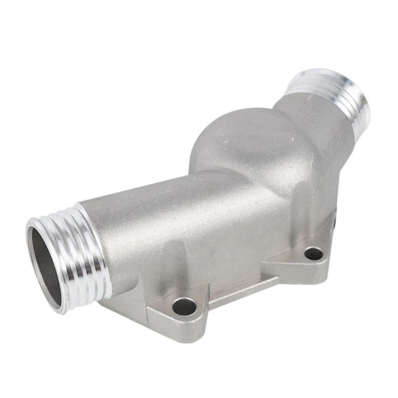 Aluminum Thermostat Housing Cover 11531722531 11531740437 055004N for E34 E36 323i Thermostat Cover with Gasket