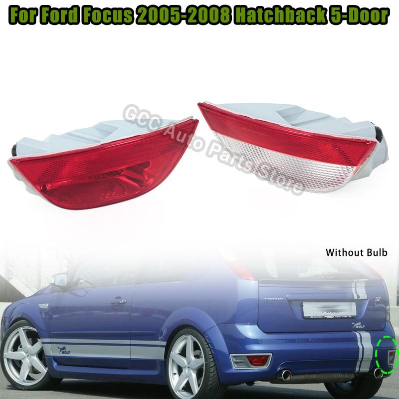 2 шт. Задний фонарь для Ford Focus 2005-2008 Хэтчбек 5-дверный Без лампочек
