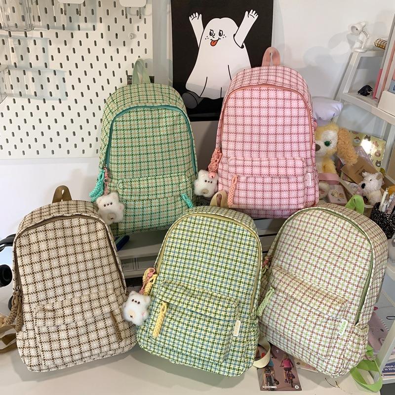 School Bag, Girl Style, Junior High School, High School Students, Large-capacity Backpack, Simple, Middle School Students, Small Fresh Backpack