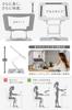 AP LAB Foldable Laptop Aluminum Alloy Heat Adjustable Shoulder Tablet Compatible Stand, 360-Degree Rotation, Construction, Lightweight, Dissipation,