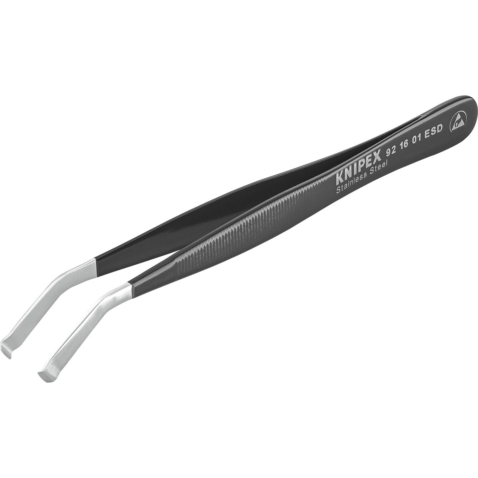 

KNIPEX Precision Tweezers, Tip Width 1.50 x 3.80, Length 120mm, 9216-01ESD