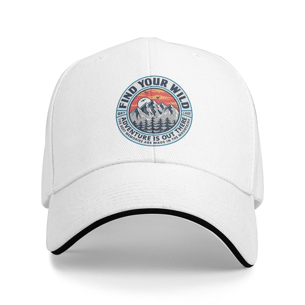 Personalized Mountain Camping Adventure Camper Baseball Cap Hip Hop Unisex WoUnisexs Adjustable  Dad Hat Autumn Snapback Caps