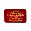 3D Digital Printing Christmas Waterproof Shower Curtain Four-Piece Bathroom Non-Slip Door Mat Bedroom Living Room Floor Mat Carpet