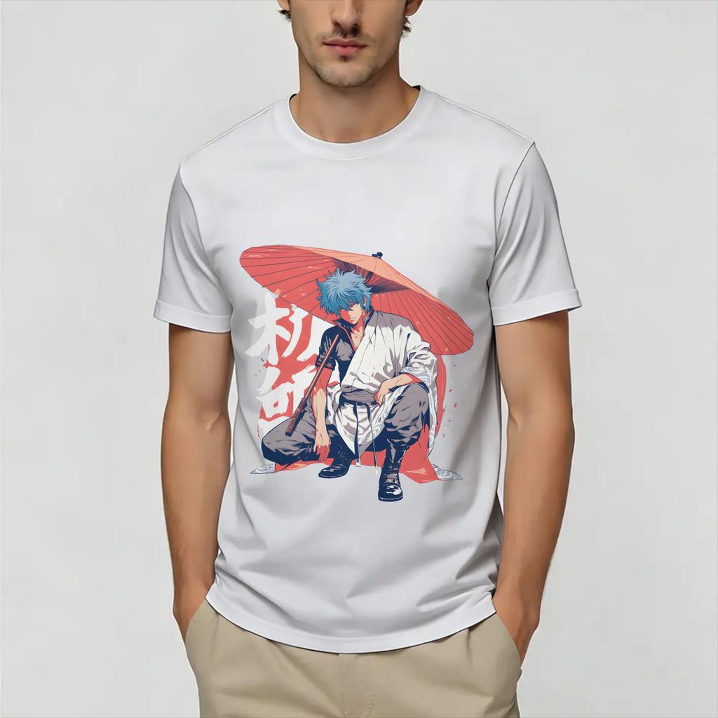 GGintamas T Shirt Summer 100 Cotton T Shirts For Unisex Hip Hop Casual Tee Shirt Short Sleeve Awesome Clothes