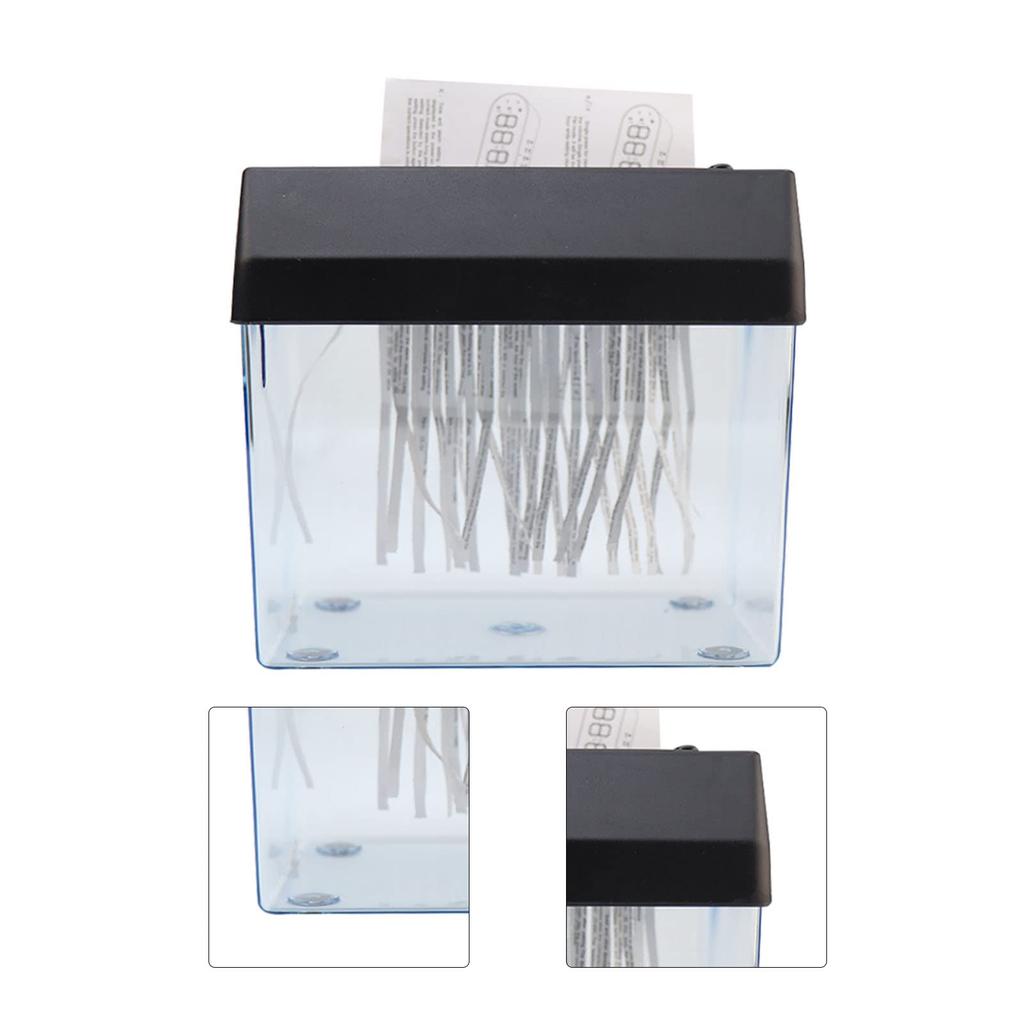 Mini Electric USB Shredder, Automatic Feeding, High Efficiency, Compact and Portable, for Office School