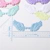 10Pcs Fabric Wing Charm Embossed Fabric Wing Appliques For Handmade Art Craft Home Decoration Clothing Sewing Craft
