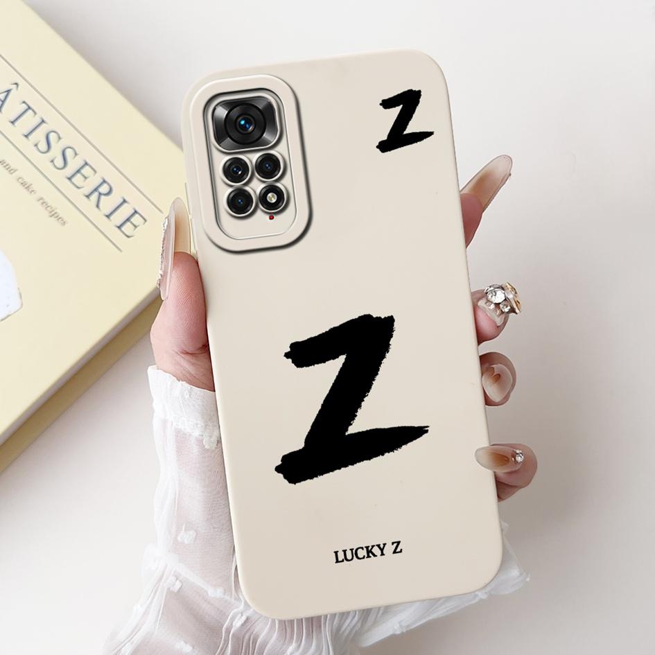 For Xiaomi Redmi Note 11S 4G Case Lovely Letters Soft Silicone Shockproof Phone Cover For Redmi Note 11 Pro Plus Note11 4G Funda