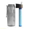 A1A2 Filtered Water Bottle, 0.01-Micron Water Filter Bottle Reusable Reusable Water Purifier Bottle for Hiking Travel Camping