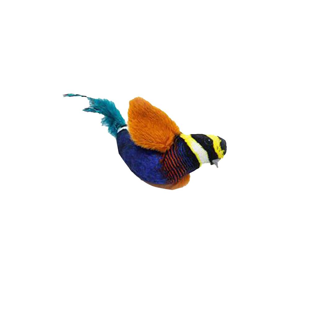 Flap Bird Cat Toy, Interactive Cat Exercise Toy With Realistic Bird Chirping Sounds For Bored Indoor Adult Cats And Kittens